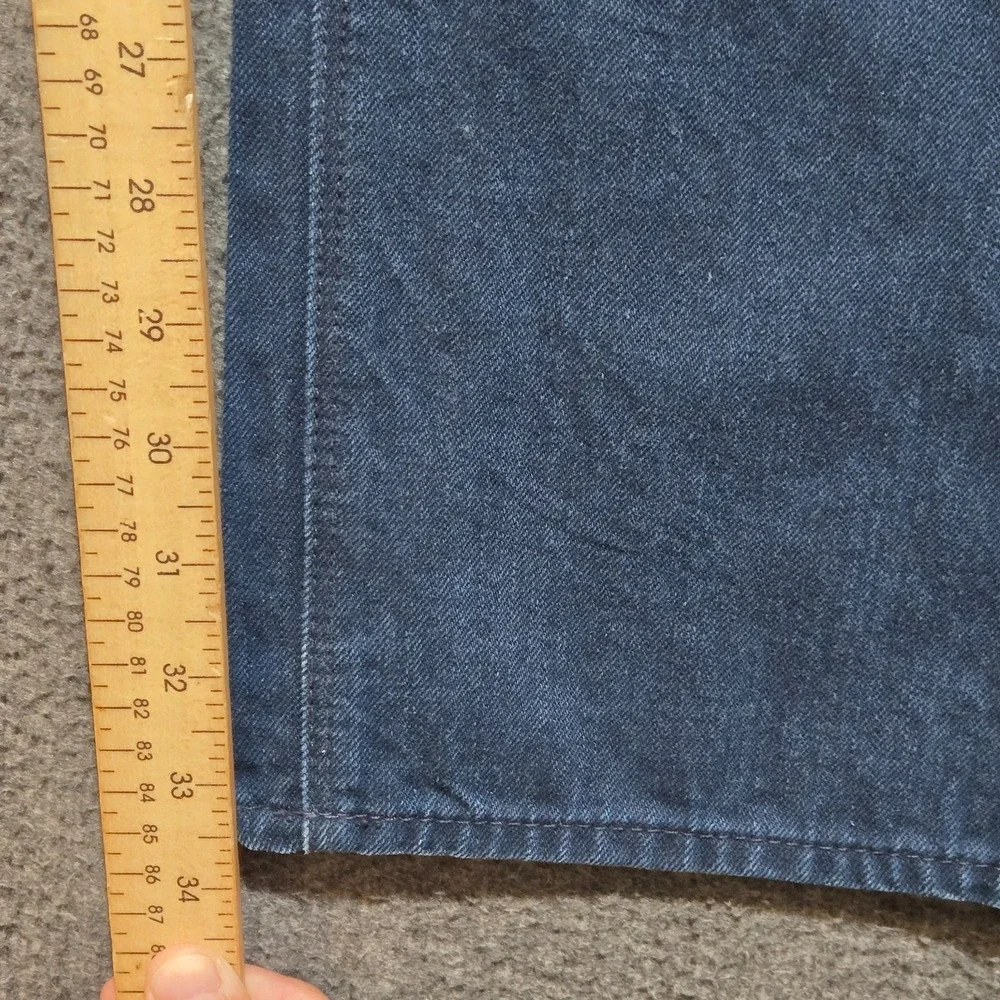 7‎ For All Mankind Jared Men Straight Leg Jeans Dark Wash Blue Sz 32 33x33